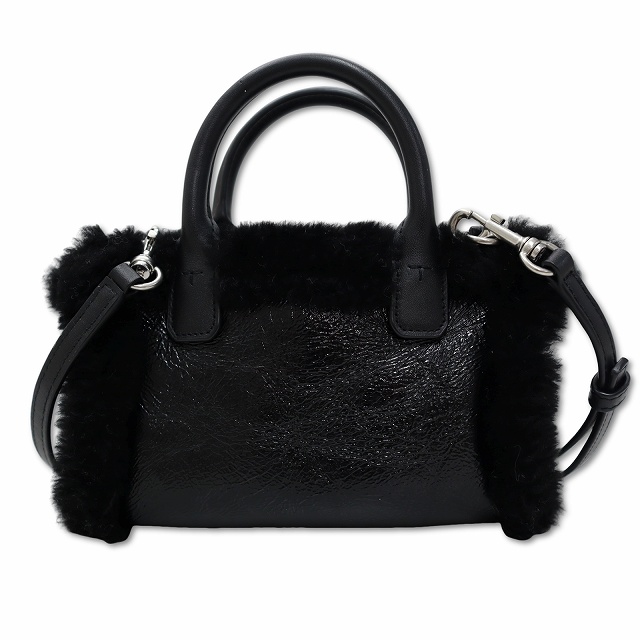 中古】トリーバーチ TORY BURCH ELLA PATENT MINI TOTE エラ パテント