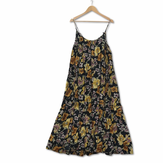 中古】フリーダ Freada インド製 花柄 キャミソール ロング フレア