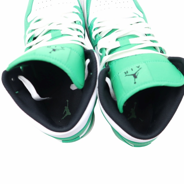 【中古】NIKE 27.5cm AIR JORDAN 1 MID LUCKY GREEN スニーカー US9.5 DQ8426-301 メンズ