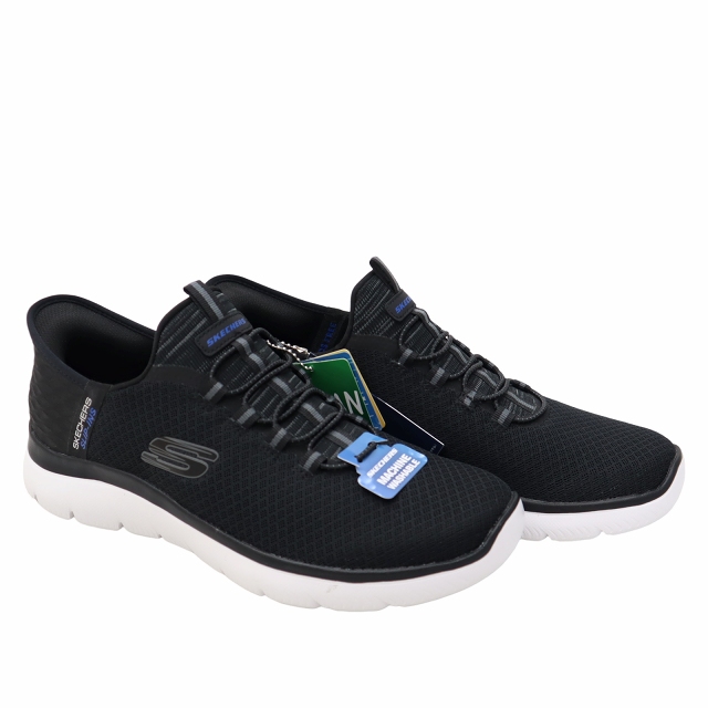 【中古】未使用品 SKECHERS 27.5cm SUMMITS HIGH RANGE サミット ハイレンジ スニーカー US9.5 ブラック メンズ