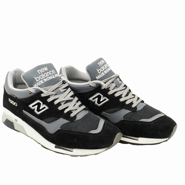 【中古】ニューバランス NEW BALANCE 26.5cm 1500 スエード ローカット スニーカー US8.5 ブラック U1500PBK メンズ