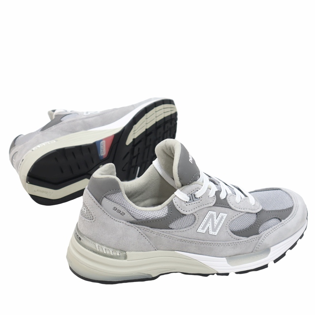 【中古】ニューバランス NEW BALANCE 992 "Gray" グレー スニーカー US8 26cm U992GY