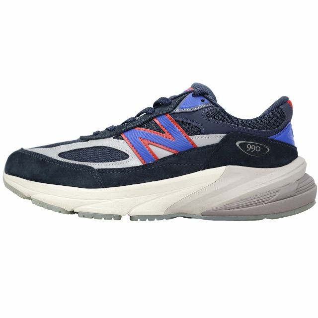 【中古】NEW BALANCE × KITH 29cm 990V6 Ronnie Fieg & MSG Navy  スニーカー US11 U990KR6 メンズ