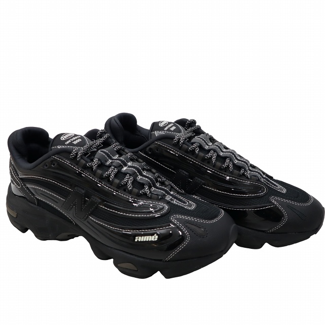 【中古】NEW BALANCE × Aime Leon Dore 29cm 1000 "Black" ブラック エナメル スニーカー US11/12.5 M1000AD1 メンズ