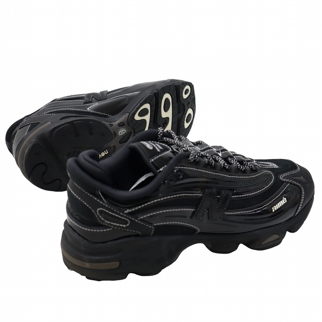 【中古】NEW BALANCE × Aime Leon Dore 29cm 1000 "Black" ブラック エナメル スニーカー US11/12.5 M1000AD1 メンズ