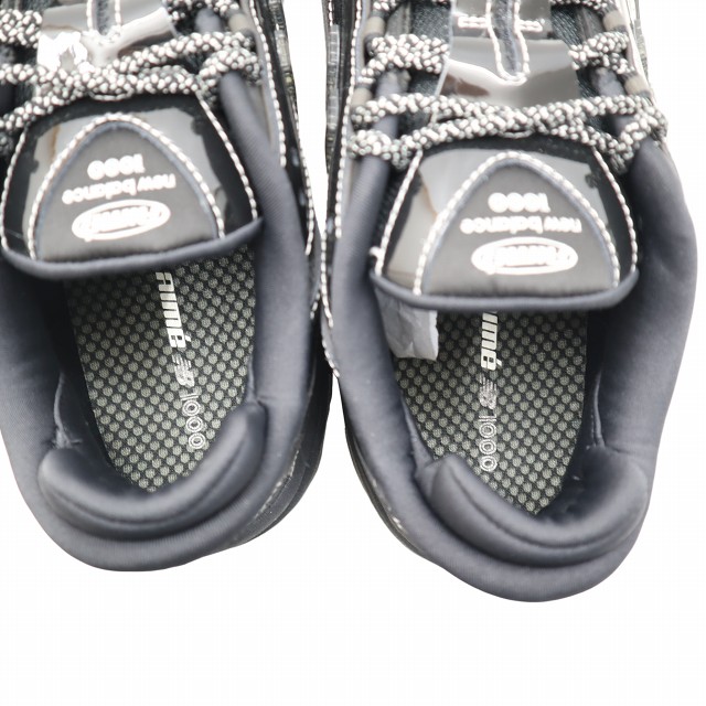 【中古】NEW BALANCE × Aime Leon Dore 29cm 1000 "Black" ブラック エナメル スニーカー US11/12.5 M1000AD1 メンズ