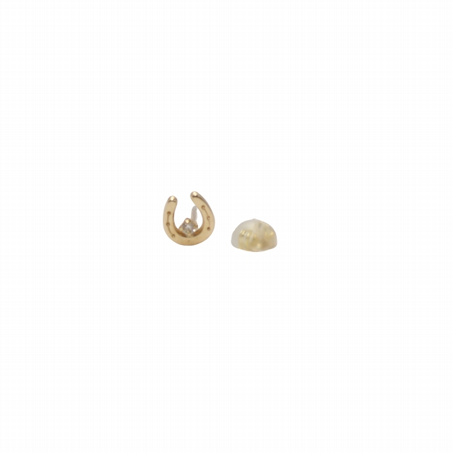 【中古】EYE JEWELRY UMAKI アイジュエリーウマキ 馬沓型 K10/K18 ゴールド 片耳 ピアス メンズ
