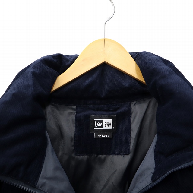 【中古】未使用品 ニューエラ NEW ERA コンビ ダウンジャケット 4L NAVY ネイビー 1273-5361 メンズ_2