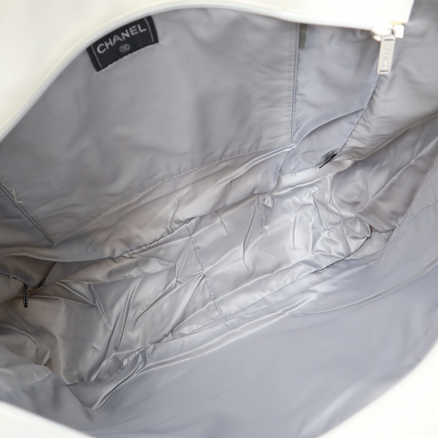 【中古】シャネル CHANEL スポーツライン ナイロン ロゴ ショッピング トートバッグ レディース_3
