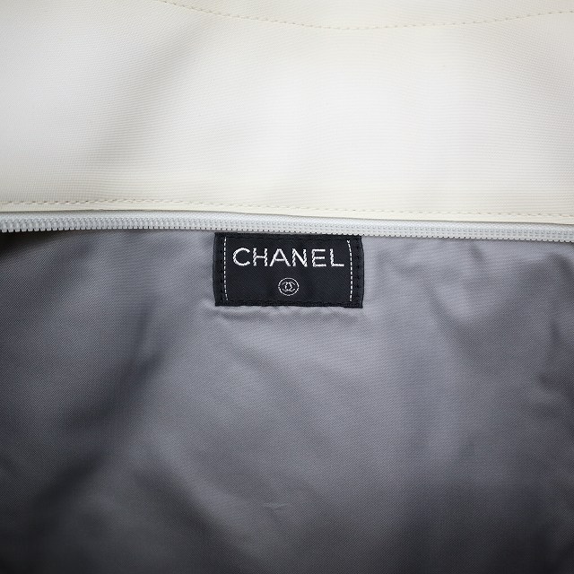 【中古】シャネル CHANEL スポーツライン ナイロン ロゴ ショッピング トートバッグ レディース_4