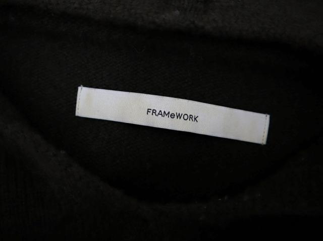 中古】フレームワーク Framework 圧縮ウール フード プルオーバー F