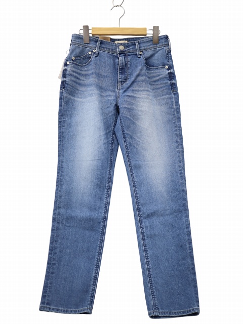 【中古】未使用品 YANUK RUTH Slim Tapered スリムテーパード デニムパンツ ジーンズ 26 インディゴ レディース