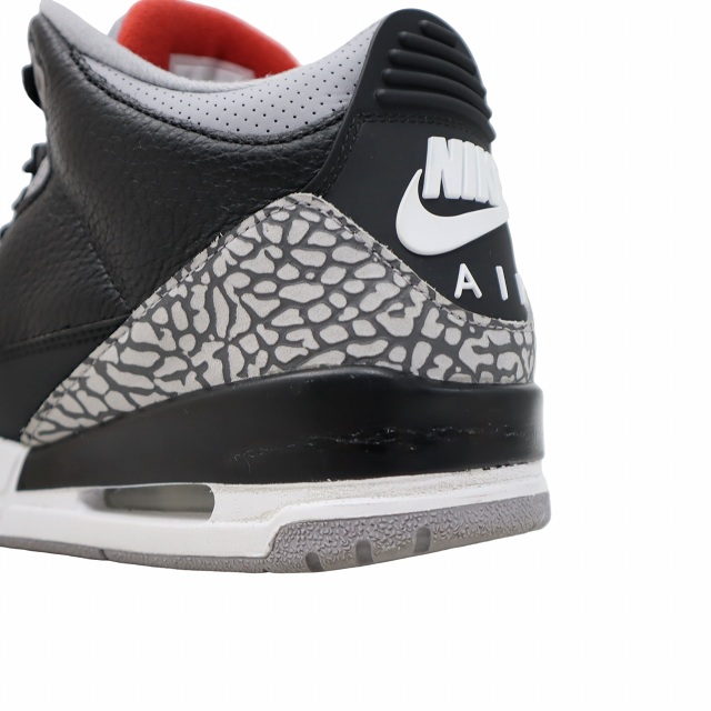 【中古】NIKE 28.5cm AIR JORDAN 3 RETRO OG BLACK CEMENT (2018) 2018 スニーカー US10.5 854262-001 メンズ