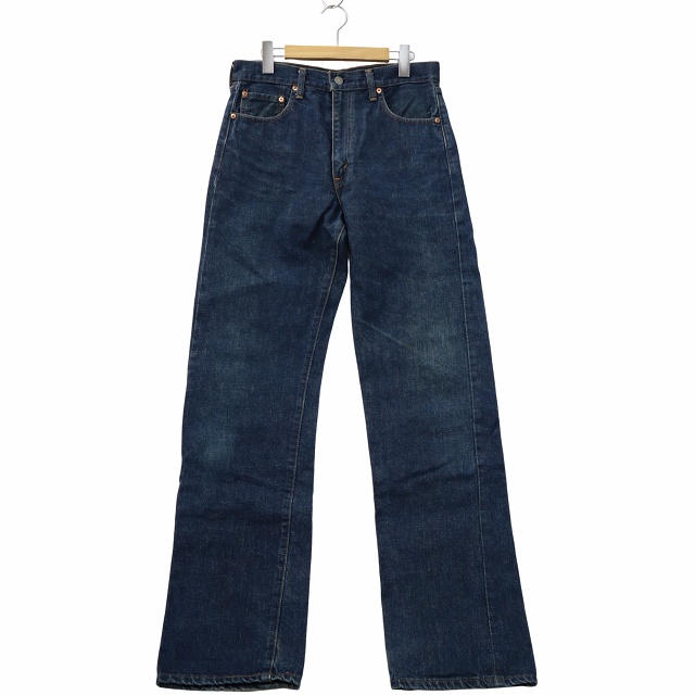 【中古】Levi's 502 90s ヴィンテージ 日本製 テーパード デニムパンツ ジーンズ W31/L34 インディゴ 502XX メンズ