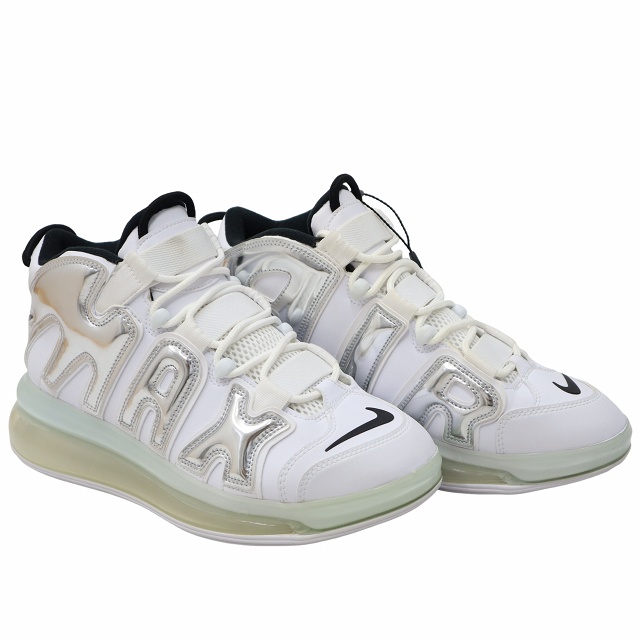 【中古】NIKE 26.5cm AIR MORE UPTEMPO 720 CHROME スニーカー US8.5 BQ7668-100 メンズ