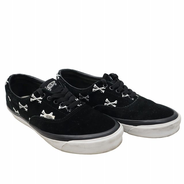 【中古】VANS 26.5cm OG ERA LX WTAPS BONES スニーカー US8.5/10 BLACK ブラック VN0A4BVA20P1 メンズ