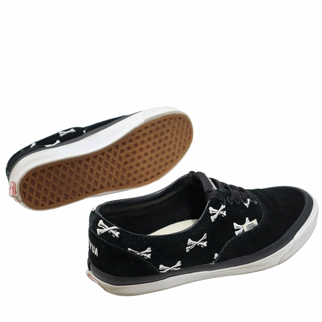 【中古】VANS 26.5cm OG ERA LX WTAPS BONES スニーカー US8.5/10 BLACK ブラック VN0A4BVA20P1 メンズ