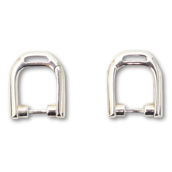 【中古】グッチ GUCCI 839732 925 シルバー グッチ スタッファ スモール フープ ピアス SILVER(シルバー)_1