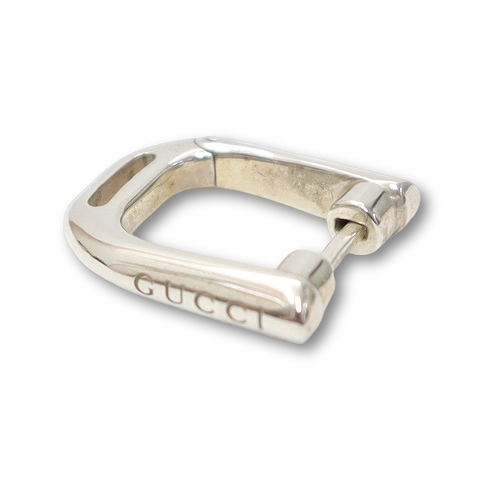 【中古】グッチ GUCCI 839732 925 シルバー グッチ スタッファ スモール フープ ピアス SILVER(シルバー)_2