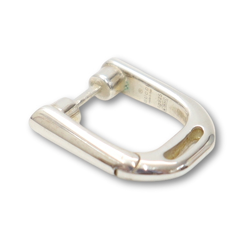 【中古】グッチ GUCCI 839732 925 シルバー グッチ スタッファ スモール フープ ピアス SILVER(シルバー)_4