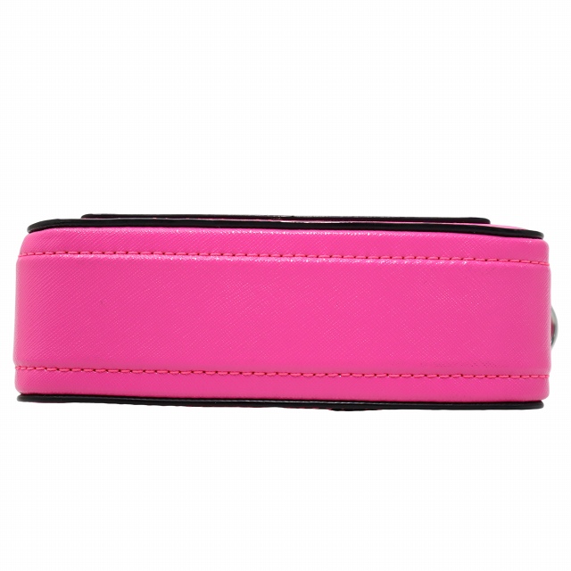 中古】未使用品 MARC JACOBS スナップショット レザー ショルダー  