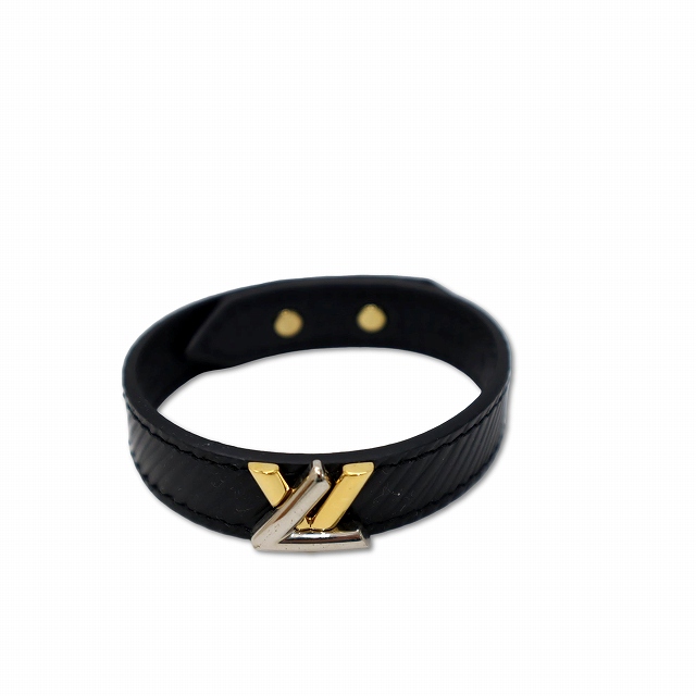 【中古】ルイヴィトン LOUIS VUITTON M6400 ブラスレ LVツイスト ブレスレット レディース
