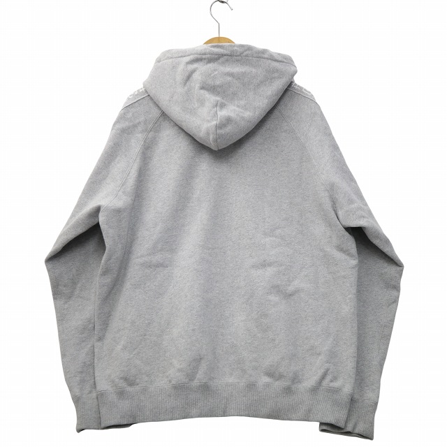 【中古】THE BLACK EYE PATCH 2024SS Kanji Taped Dragon Zip Hoodie パーカー L GRAY グレー BEPSS24CS15 メンズ_1
