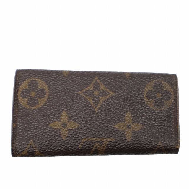 【中古】ルイヴィトン LOUIS VUITTON ミュルティクレ 4 4連 モノグラム キーケース BROWN ブラウン M62631 レディース_1