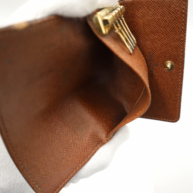 【中古】ルイヴィトン LOUIS VUITTON ミュルティクレ 4 4連 モノグラム キーケース BROWN ブラウン M62631 レディース_4