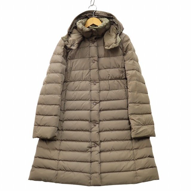 【中古】モンクレール MONCLER ADOXA GIUBBOTTO アドクサ ジュッボット ダウンコート 1 BEIGE ベージュ 12093499250554155 レディース