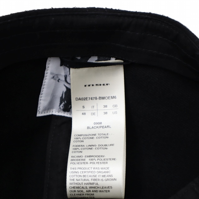 【中古】Rick Owens 2025AW DRKSHDW Convordians baseball Cap キャップ 帽子 F ブラック DA02E747B BMOEM6 メンズ