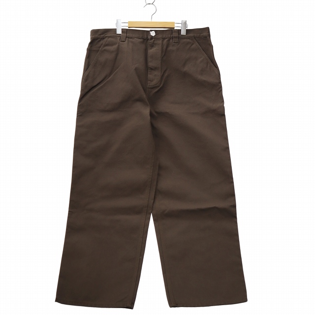【中古】STUSSY CARPENTER PANT CANVAS キャンバス カーペンターパンツ 38 BROWN ブラウン 116722 メンズ