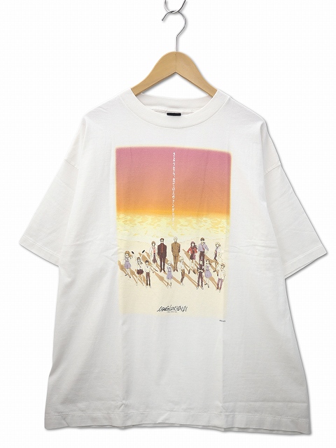 【中古】未使用品 SAINT MICHAEL×EVANGELION 2025SS SS TEE クルーネック プリント 半袖 Tシャツ XL