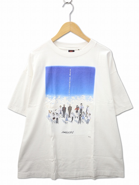 【中古】未使用品 SAINT MICHAEL×EVANGELION 2025SS SS TEE クルーネック プリント 半袖 Tシャツ XL