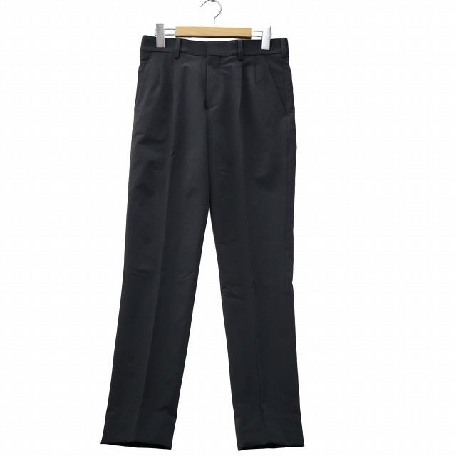 【中古】未使用品 junhashimoto 24AW THE CHINO ザ チノ ジップフライ 2タック スラックスパンツ 2 チャコール メンズ