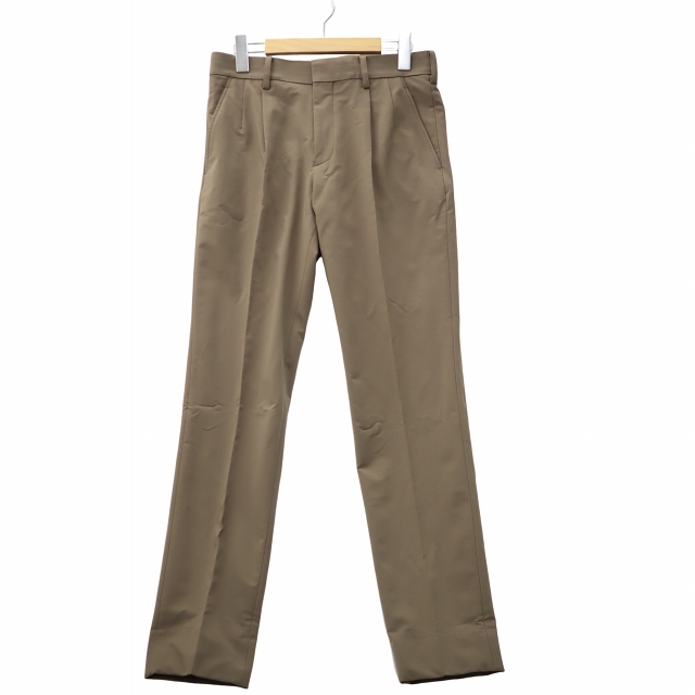【中古】未使用品 junhashimoto 2024AW THE CHINO ザ チノ ジップフライ 2タック スラックスパンツ 2 ベージュ メンズ