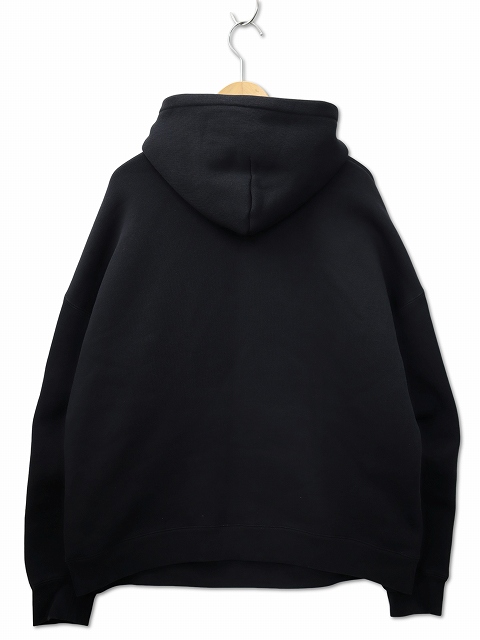 【中古】バレンシアガ 674986 TLVJ2 Maison Cotton Hoodie BBロゴ クラック加工 スウェット プルオーバー パーカー 2_1