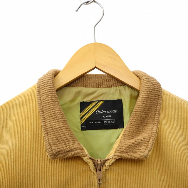 【中古】シアーズ SEARS 70s ヴィンテージ ジップアップ コーデュロイ スイングトップ ブルゾン L キャメル メンズ_2