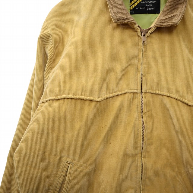 【中古】シアーズ SEARS 70s ヴィンテージ ジップアップ コーデュロイ スイングトップ ブルゾン L キャメル メンズ_3