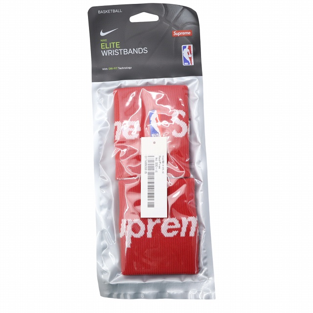 中古】未使用品 シュプリーム SUPREME × Nike ナイキ NBA Wristbands