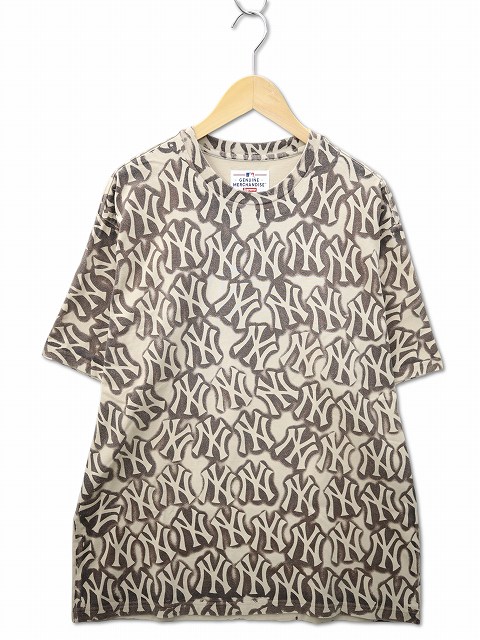 【中古】SUPREME New York Yankees Airbrush S/S Top ニューヨーク・ヤンキース エアブラシ 半袖 Tシャツ L