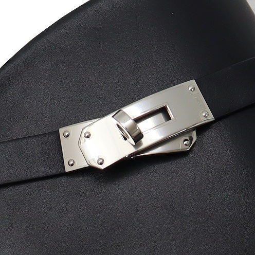 【中古】エルメス HERMES ボックスカーフ ケリー ジャンピング ロング ブーツ 35 1/2(23cm) BLACK(ブラック)_5