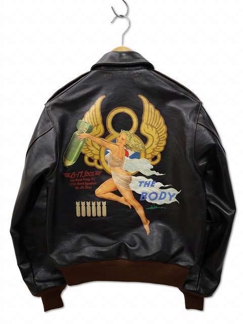 【中古】トイズマッコイ TMJ2517 TYPE A-2 ROUGH WEAR CLOTHING CO. FLYING FORTRESS なめし革 飛翔上衣 40