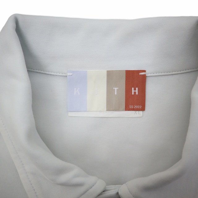 【中古】KITH NYC KHM030432 Crystal Washed Graham Polo クリスタル ウォッシュド グラハム ポロシャツ XL メンズ_2