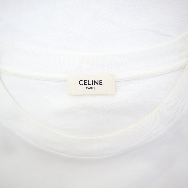 【中古】セリーヌ CELINE POP UP STORE限定 クルーネック マウスロゴ プリント 半袖 Tシャツ S WHITE(ホワイト)_2