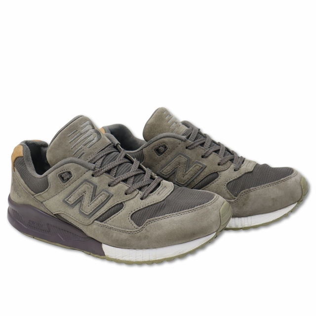 【中古】ニューバランス NEW BALANCE 27.5cm 530 スエード ローカット スニーカー US9.5 GRAY グレー M530SGY メンズ_1