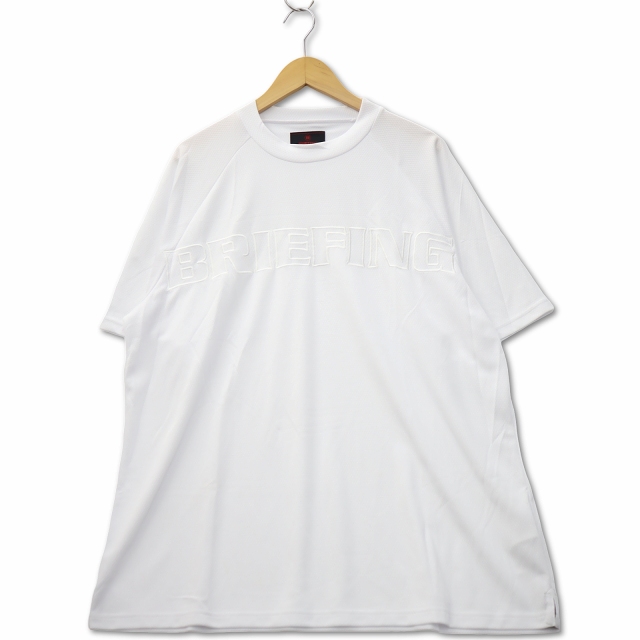 【中古】BRIEFING BIG BEAT MOCK NECK RELAXED FIT カットソー XL WHITE ホワイト BRG241M38 メンズ