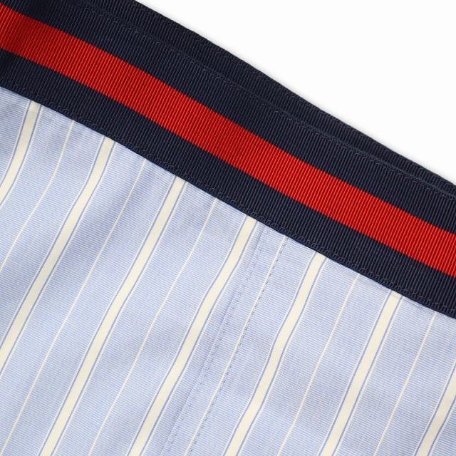 【中古】グッチ GUCCI 695326 ZAG3T ストライプ ロング スカート 42(M) SAX BLUE(サックスブルー) レディース_3