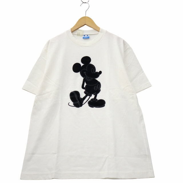 【中古】N.HOOLYWOOD × Disney 24SS Mickey Mouse T-SHIRT ミッキーマウス 半袖 Tシャツ 38 WHITE ホワイト メンズ