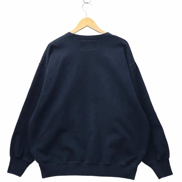 【中古】WTAPS ACADEMY / SWEATER / COTTON スウェット トレーナー 04 NAVY ネイビー 242ATDT-CSM18 メンズ_1